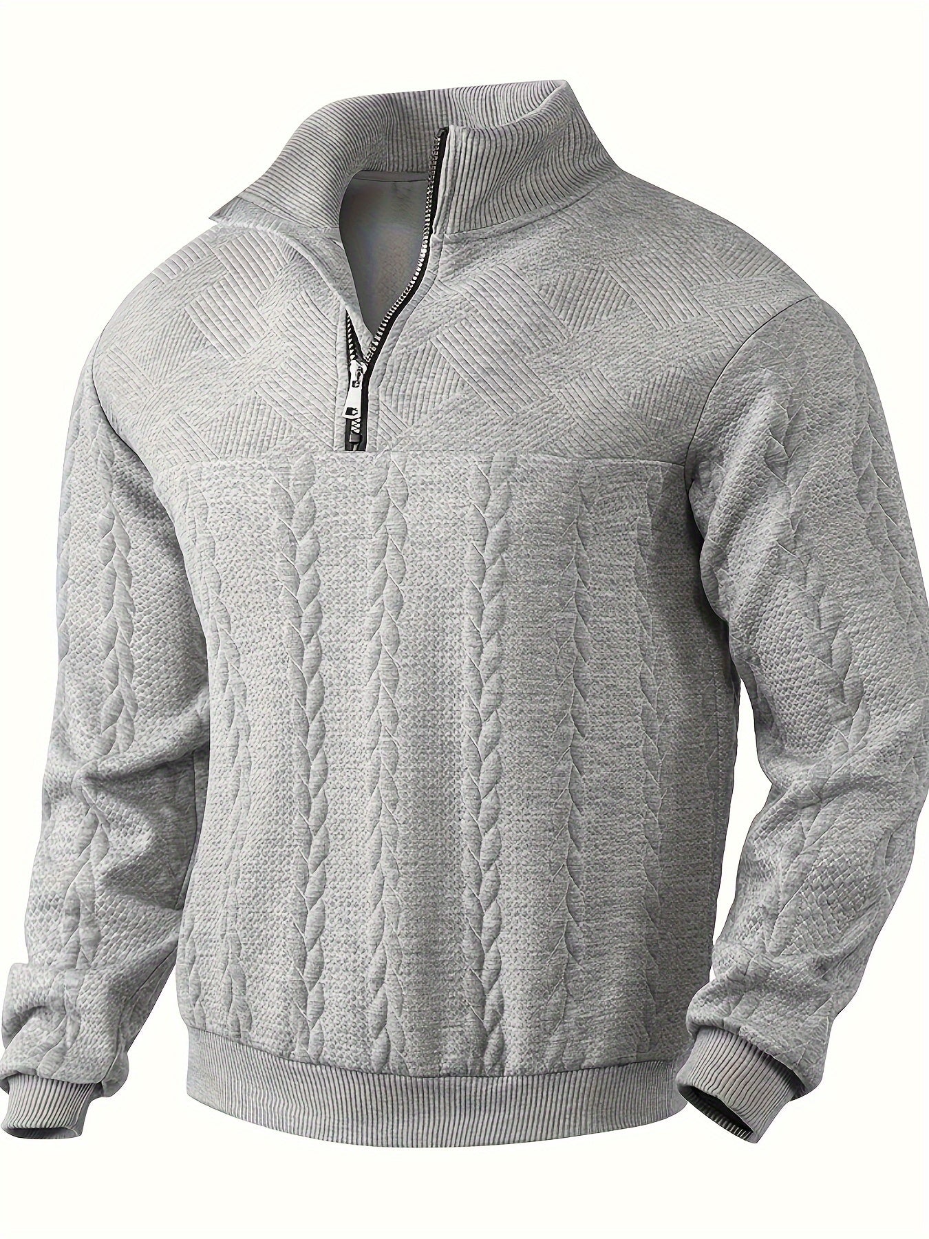 Rafael - Cable Knit Zip Up-15553987248501-Mirella Fiore