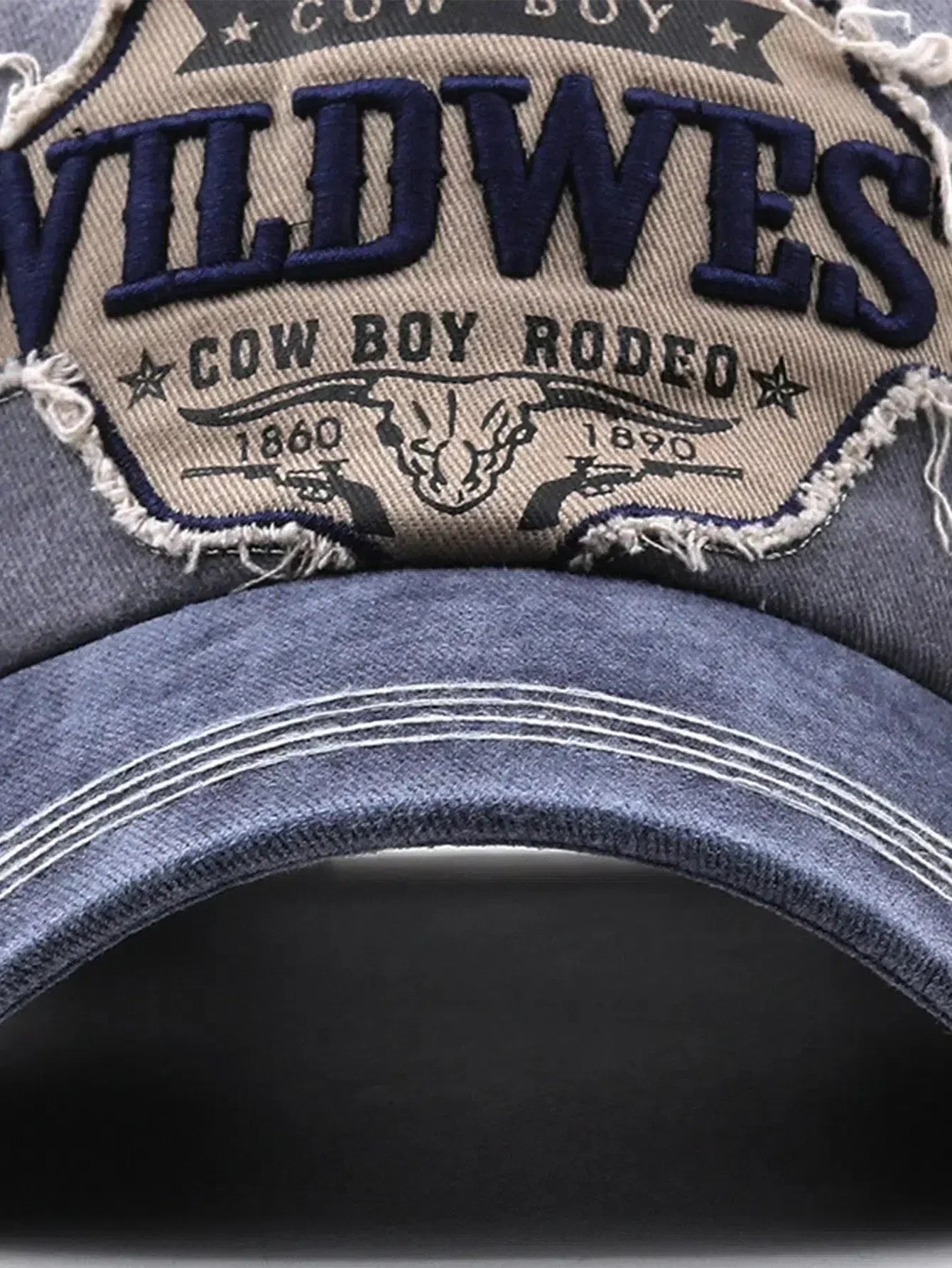Ravessa – Western-inspired – Distressed cap-15133570302325-Mirella Fiore