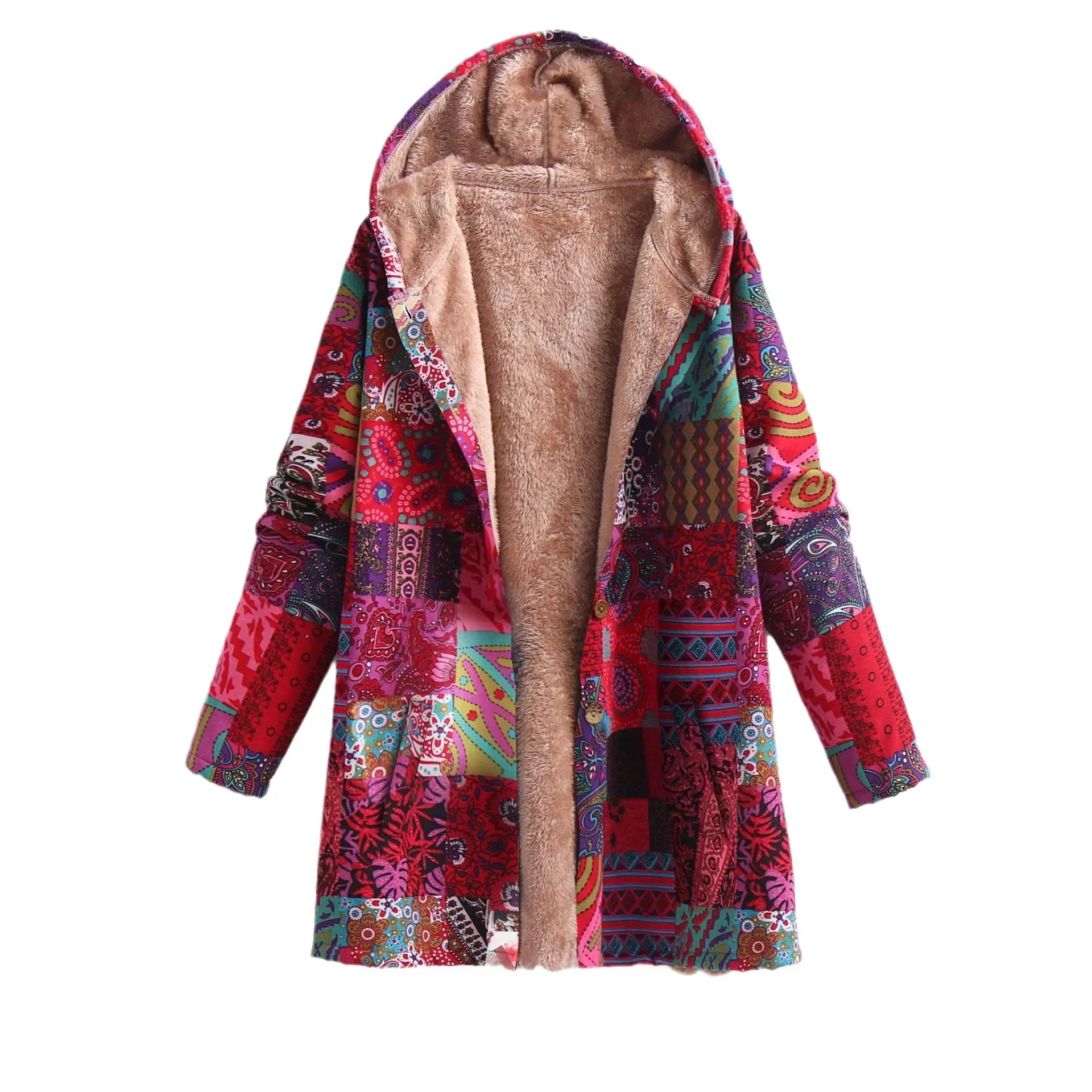 Rhea - Fleece-Lined Hooded Jacket-15544937120117-Nancy & Mae Savannah