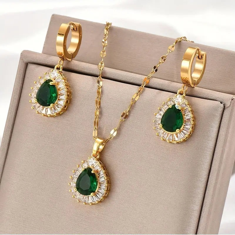 Rheya Lysandelle Jewelry Set-15548284404085-Nancy & Mae Savannah