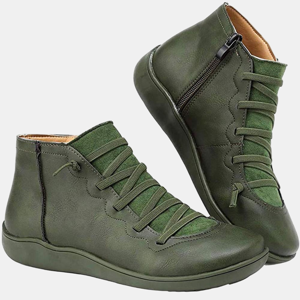 Riley - Lace-up Ankle Boots-15520005357941-Mirella Fiore