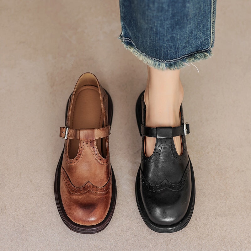 Risla - Leather Mary Janes-15550738432373-Nancy & Mae Savannah