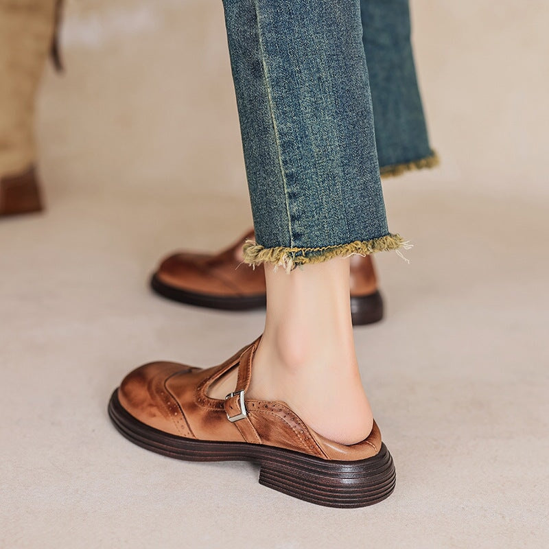 Risla - Leather Mary Janes-15550738432373-Nancy & Mae Savannah