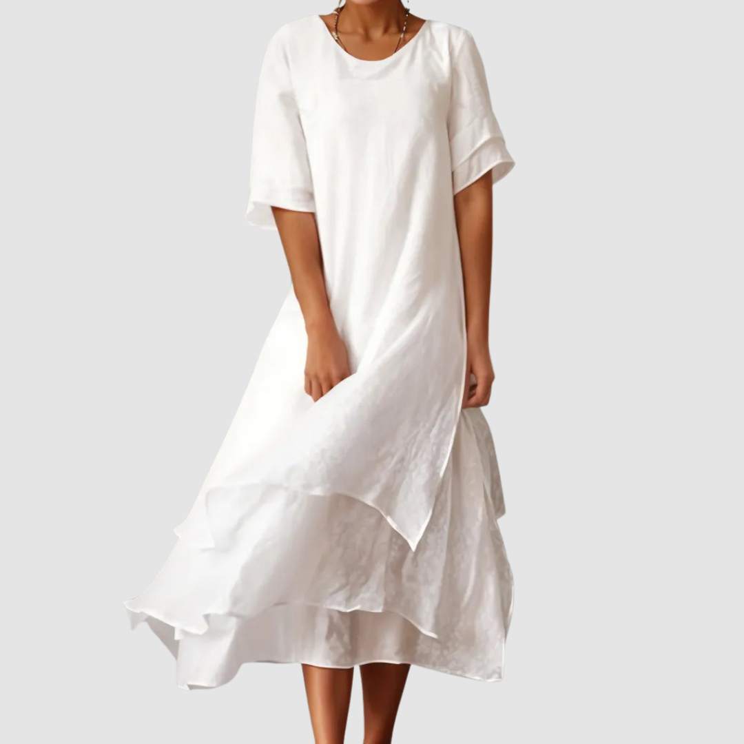 Robyn - Elegant Loose Dress-15553262420341-Mirella Fiore