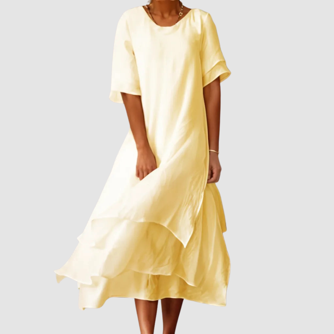 Robyn - Elegant Loose Dress-15553262420341-Mirella Fiore