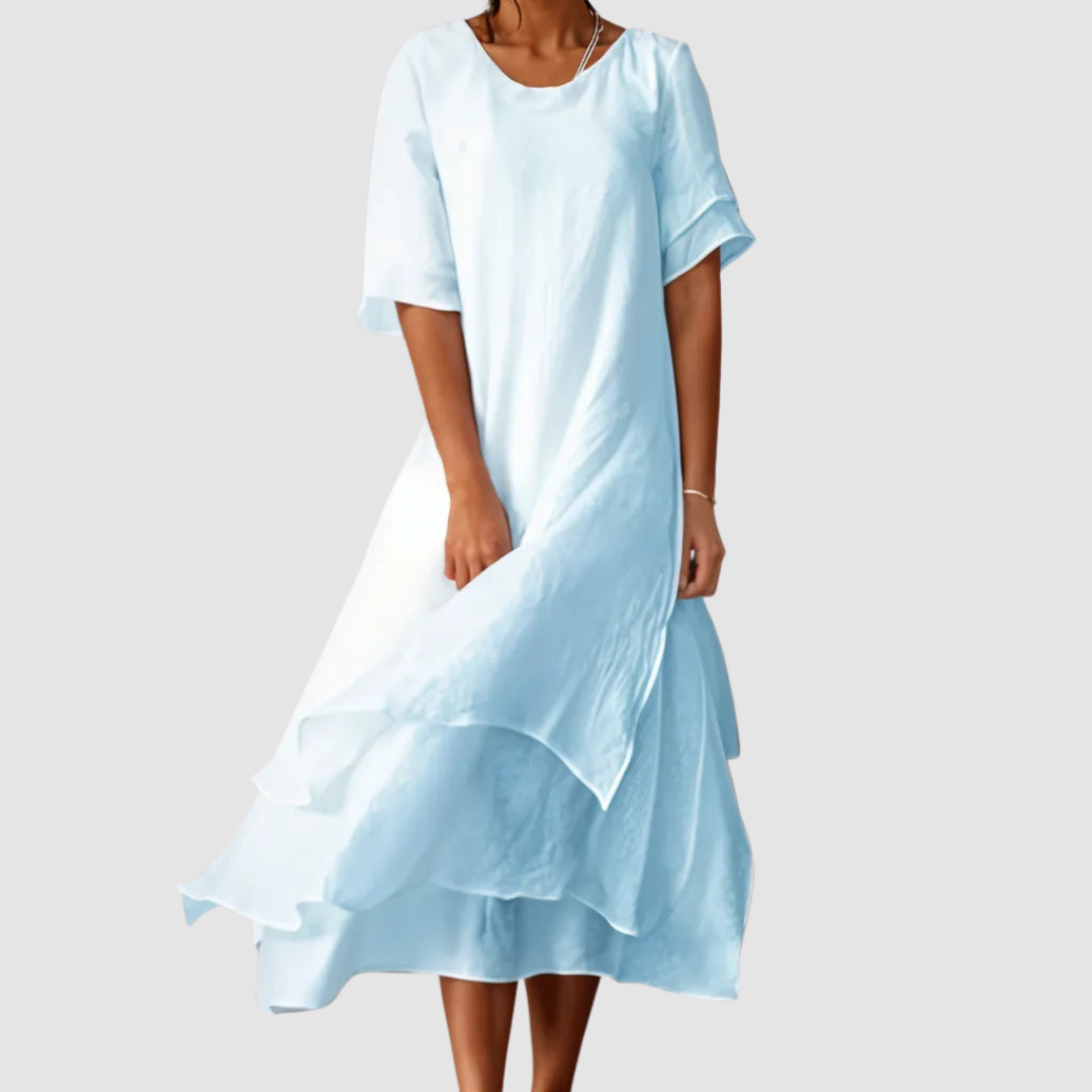 Robyn - Elegant Loose Dress-15553262420341-Nancy & Mae Savannah