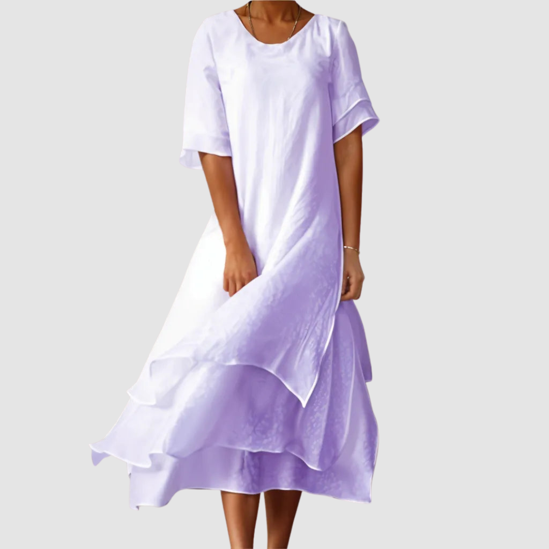 Robyn - Elegant Loose Dress-15553262420341-Nancy & Mae Savannah