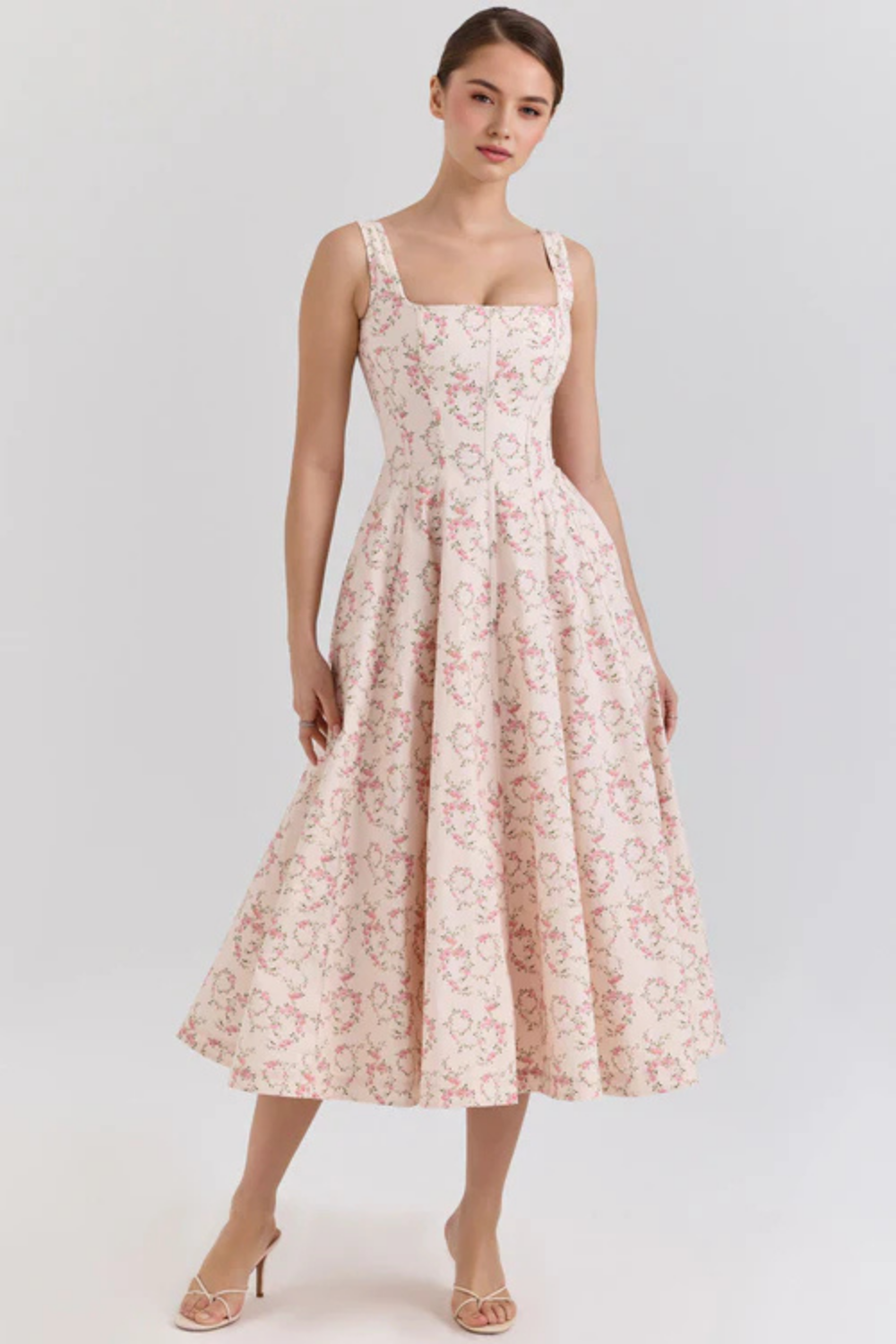 Rosabel – Corset back – Midi dress-15260068348277-Mirella Fiore