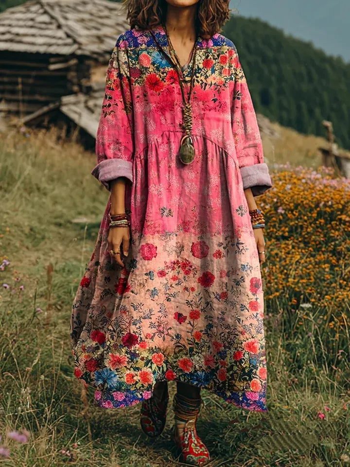 Rosie - Bohemian Maxi Dress-15563794383221-Nancy & Mae Savannah