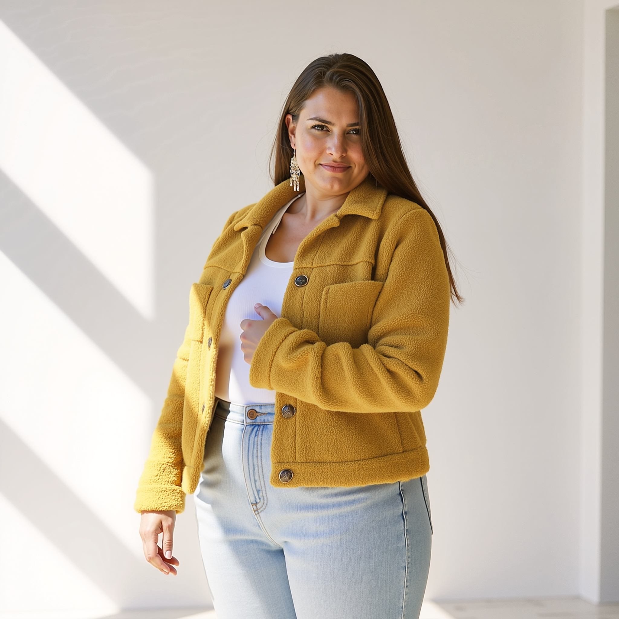 Rowan - Relaxed Fit Button Jacket-15550920163701-Mirella Fiore