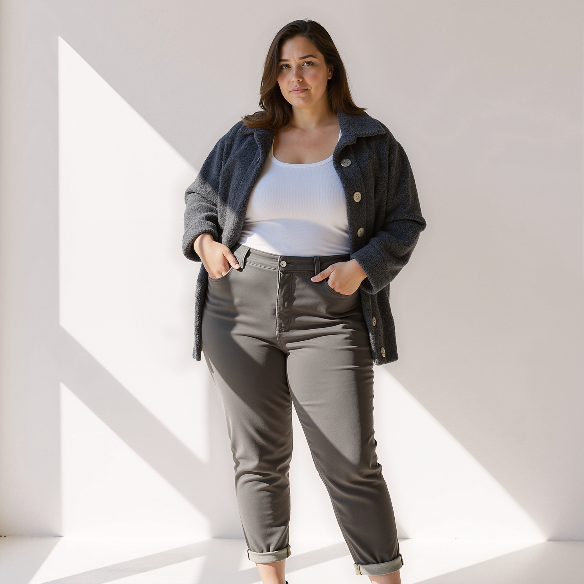 Rowan - Relaxed Fit Button Jacket-15550920163701-Mirella Fiore