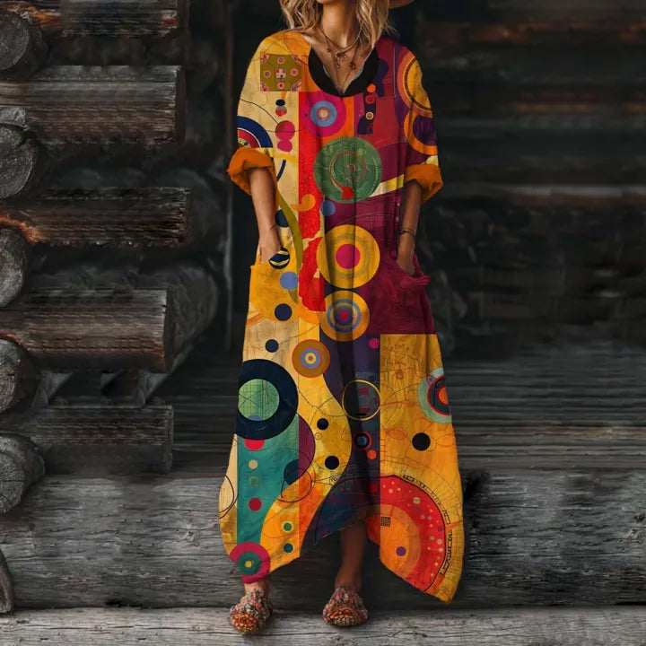 Ruby - Bohemian Maxi Dress-15563794121077-Nancy & Mae Savannah