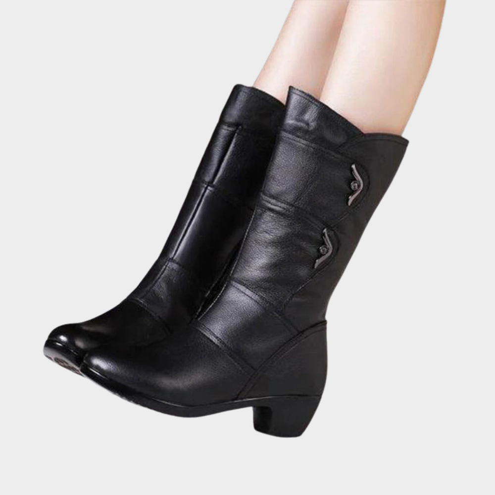 Rylee - Zip-Up Ankle Boots-15520005587317-Mirella Fiore