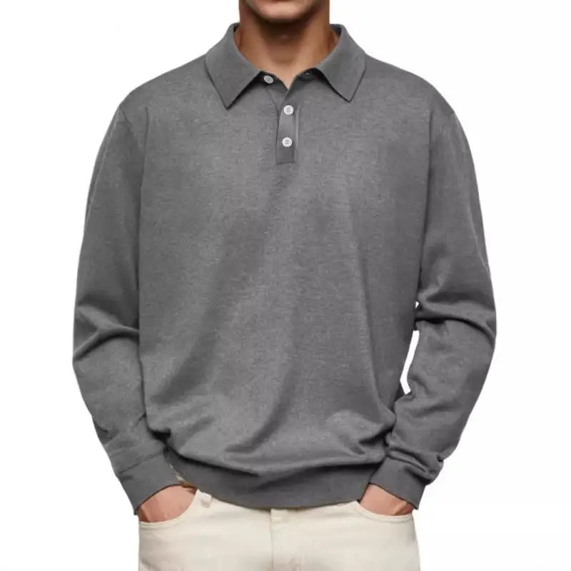 John - Long Sleeve Casual Polo