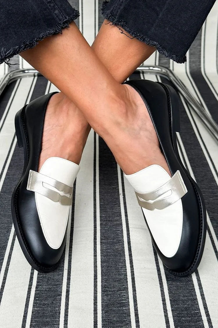 SANDY - MONOCHROME CLASSIC LOAFERS-15549134045557-Mirella Fiore
