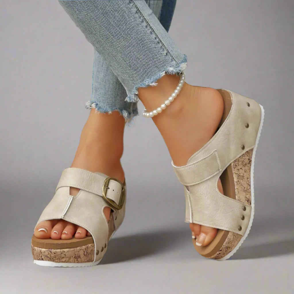 SIENNA - HAVEN BUCKLE SANDALS-15560646787445-Nancy & Mae Savannah