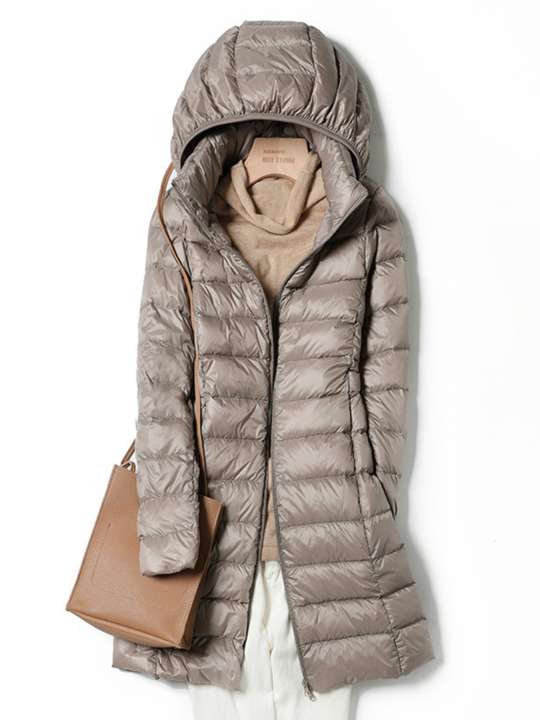 SLOANE - LIGHTWEIGHT PUFFER COAT-15549015196021-Mirella Fiore