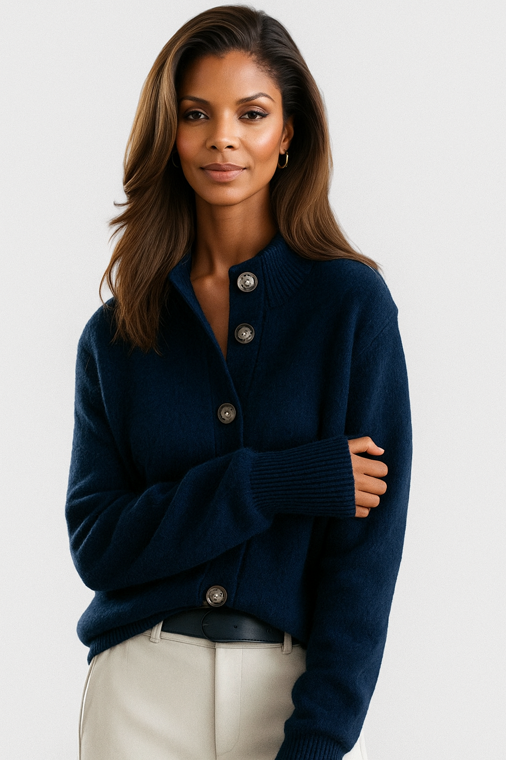 SOFIA - BUTTON CARDIGAN-15549013229941-Mirella Fiore