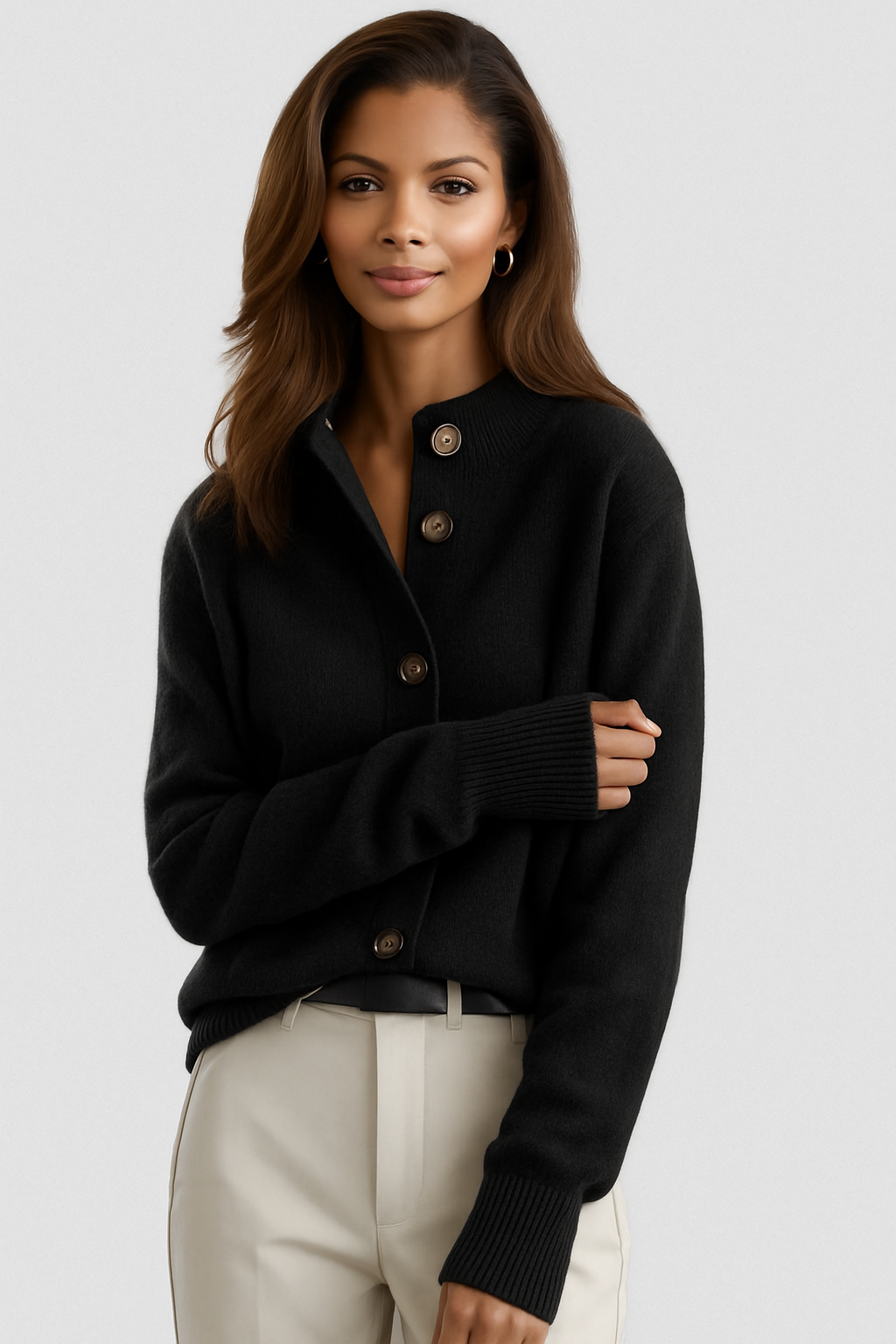 SOFIA - BUTTON CARDIGAN-15549013229941-Mirella Fiore