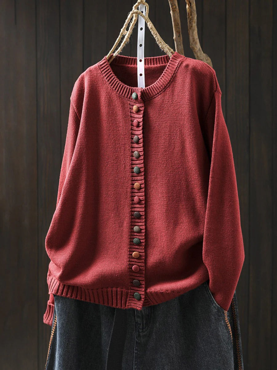 SOLAGE - Soft and Modern Cardigan-15519826772341-Mirella Fiore