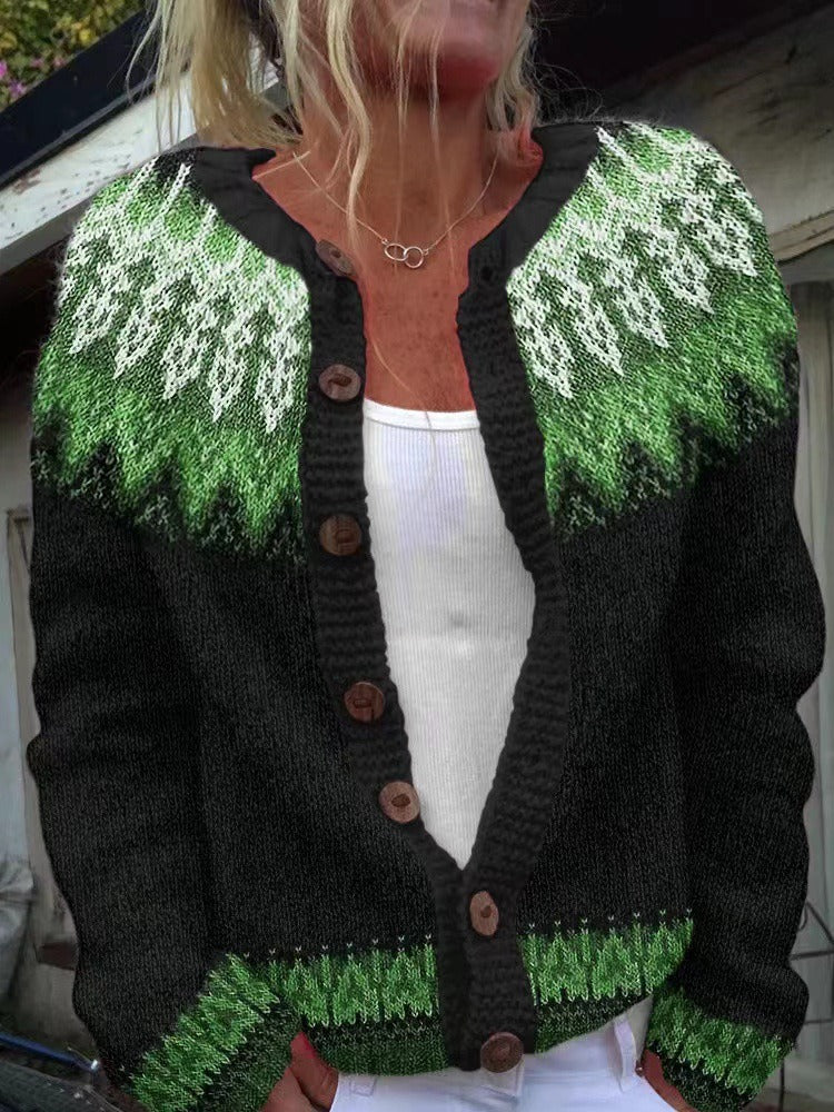 Sadie - Vintage Icelandic Cardigan-15531113447797-Mirella Fiore
