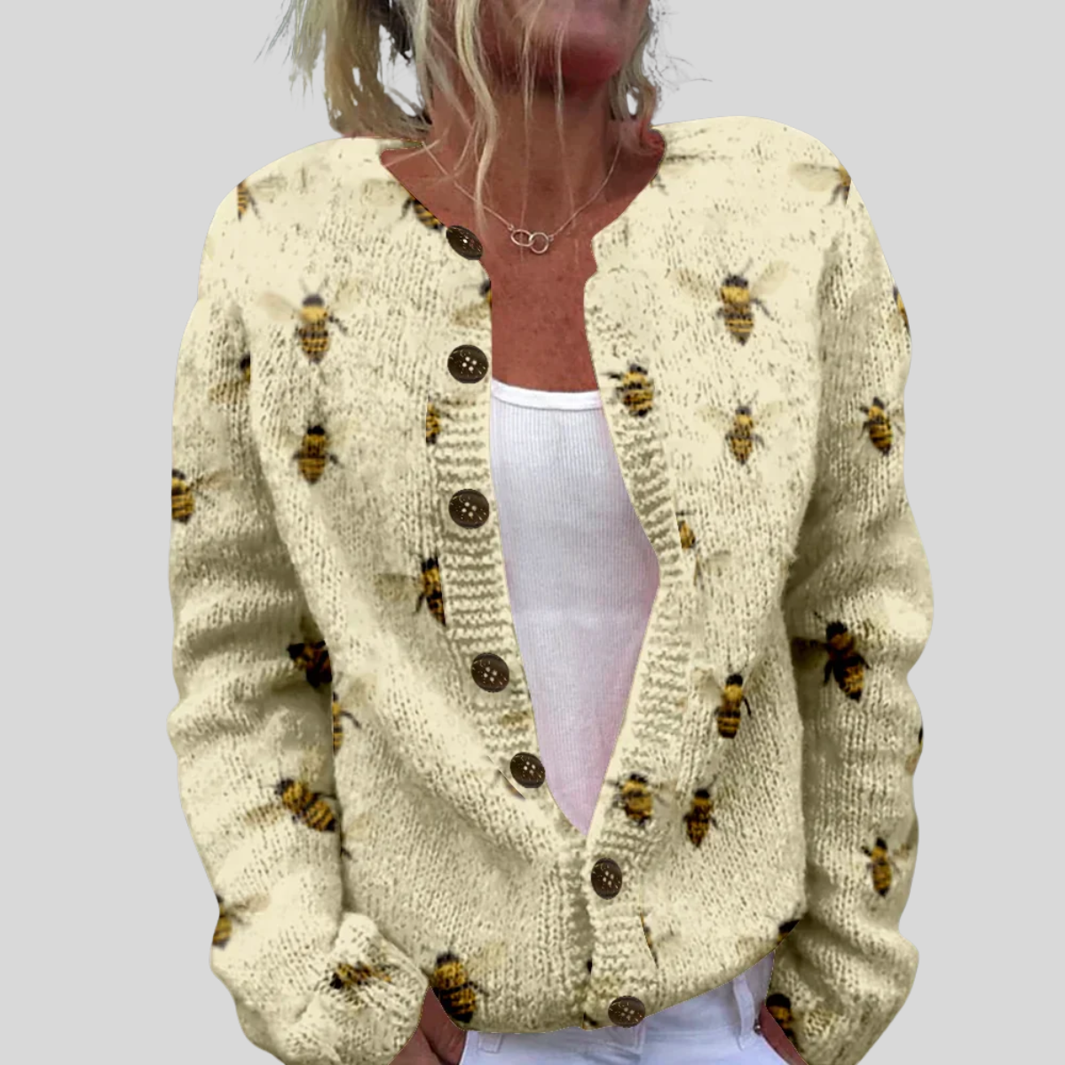 Sammy - Loose Fitting Cardigan-15518867226997-Mirella Fiore