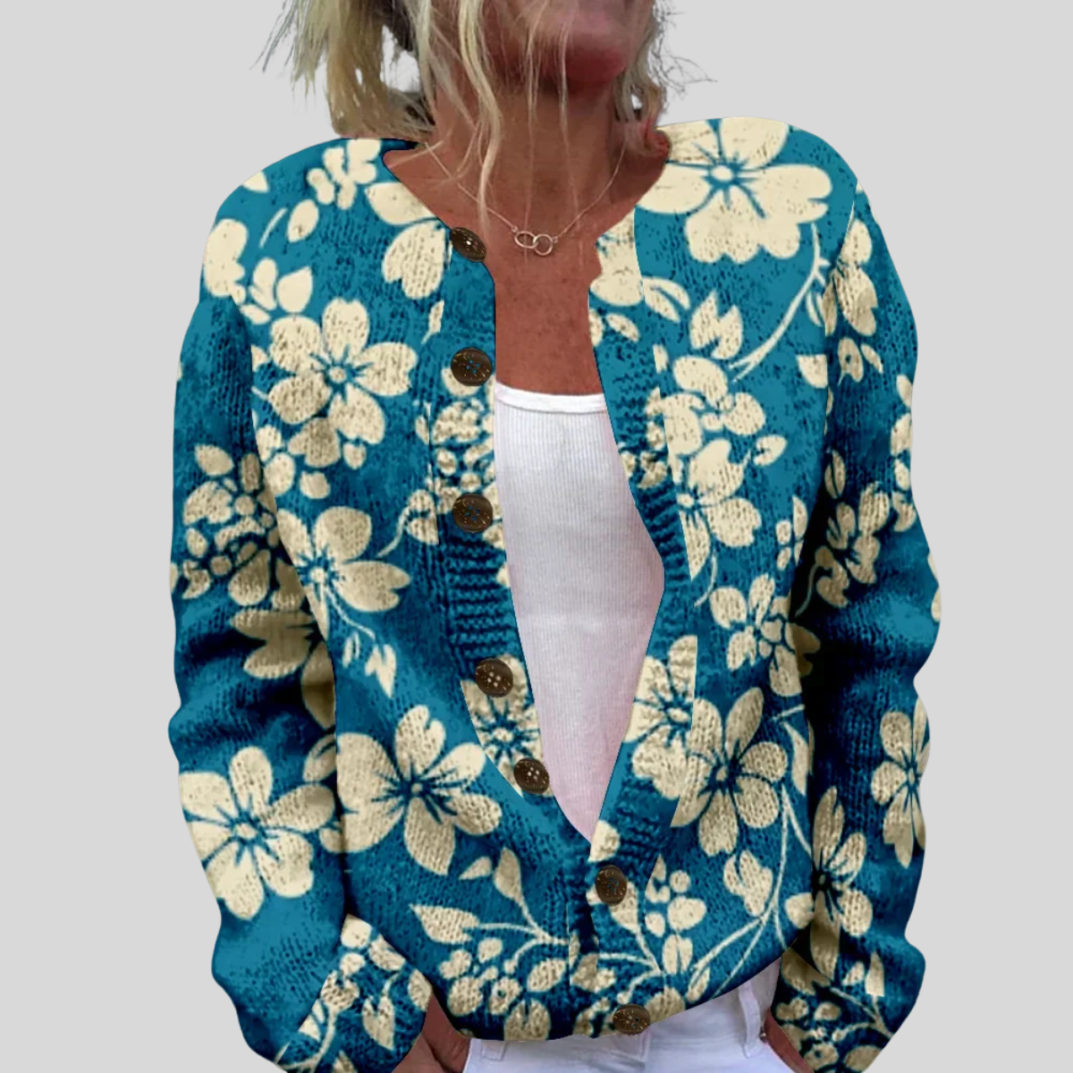 Sammy - Loose Fitting Cardigan-15518867226997-Nancy & Mae Savannah