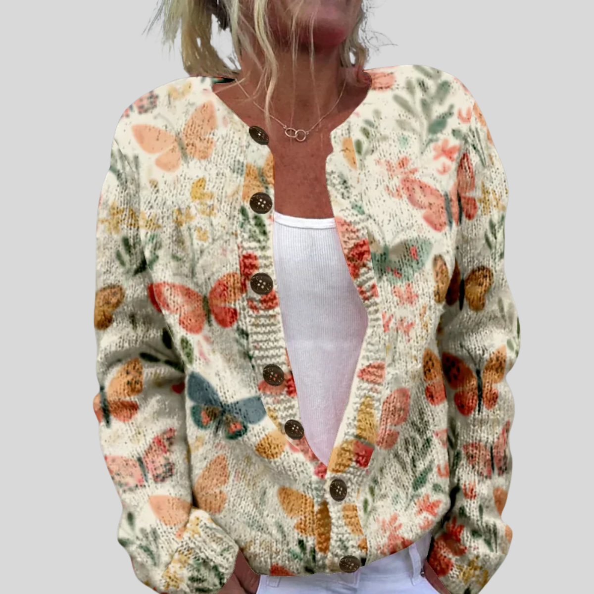 Sammy - Loose Fitting Cardigan-15518867226997-Nancy & Mae Savannah