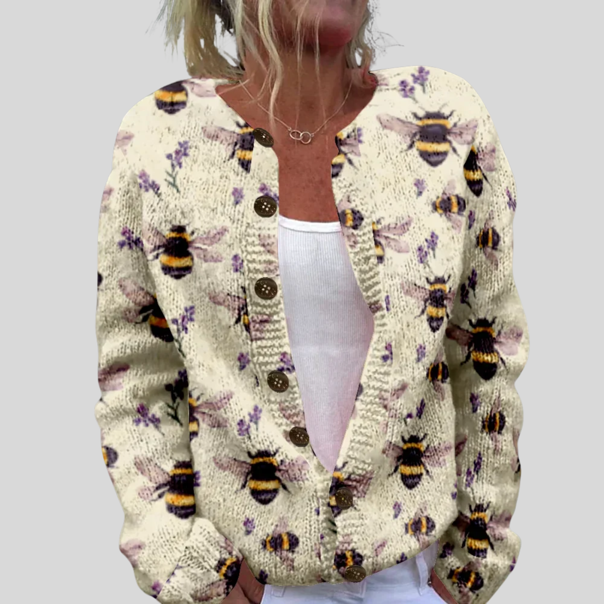 Sammy - Loose Fitting Cardigan-15518867226997-Nancy & Mae Savannah