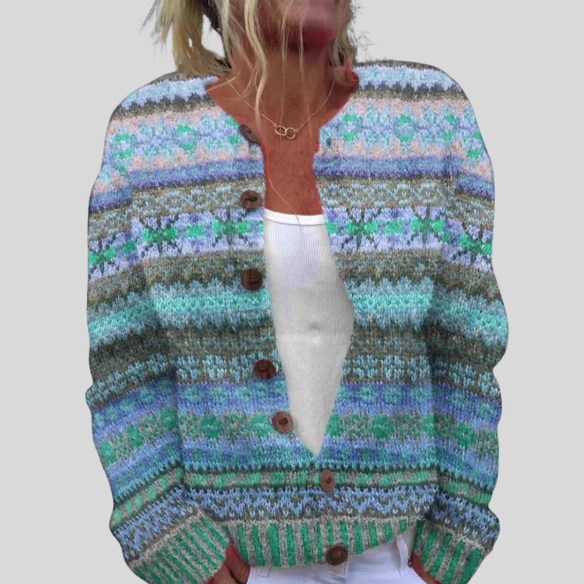 Sammy - Loose Fitting Cardigan-15518867226997-Nancy & Mae Savannah