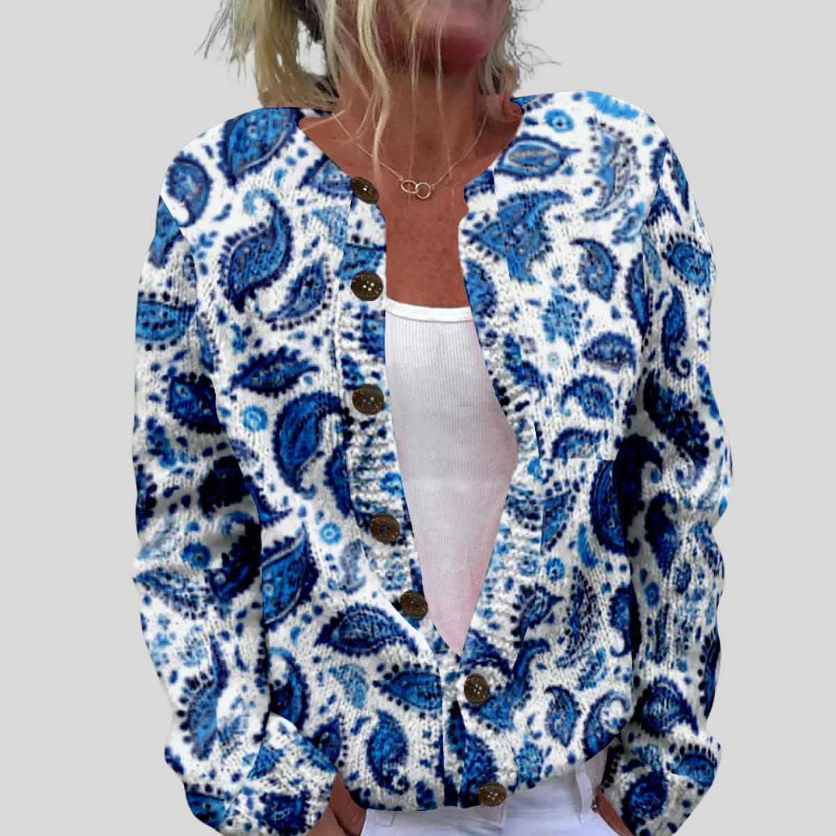 Sammy - Loose Fitting Cardigan-15518867226997-Nancy & Mae Savannah