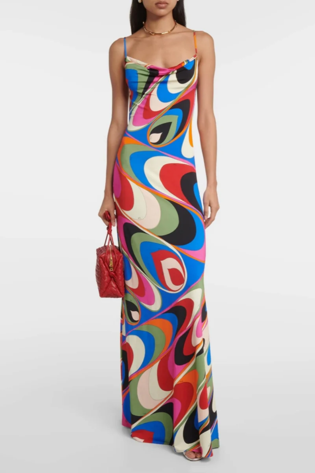 Sammy – Psychedelic swirl – Backless maxi dress-15223806951797-Mirella Fiore