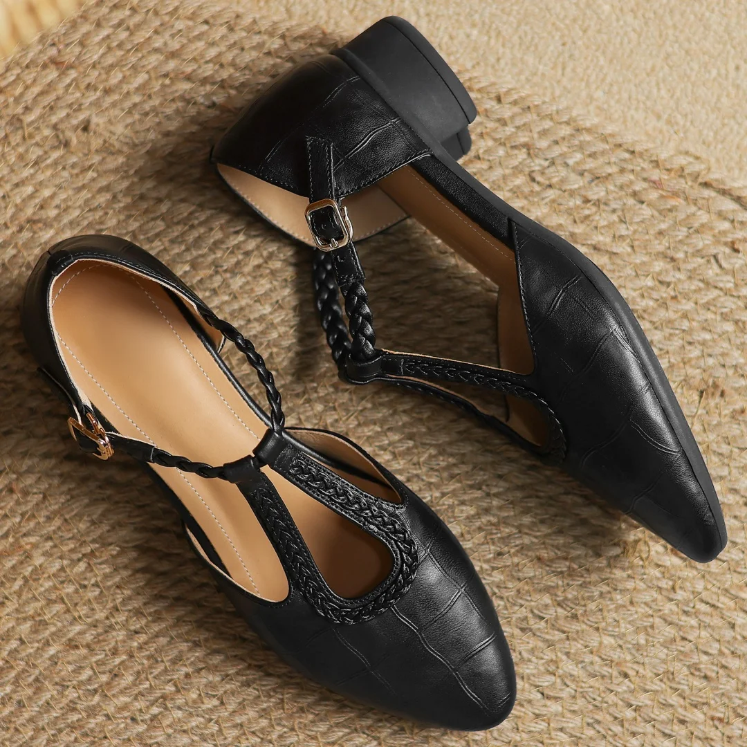 Sarah - Leather Mary Janes-15550738268533-Mirella Fiore