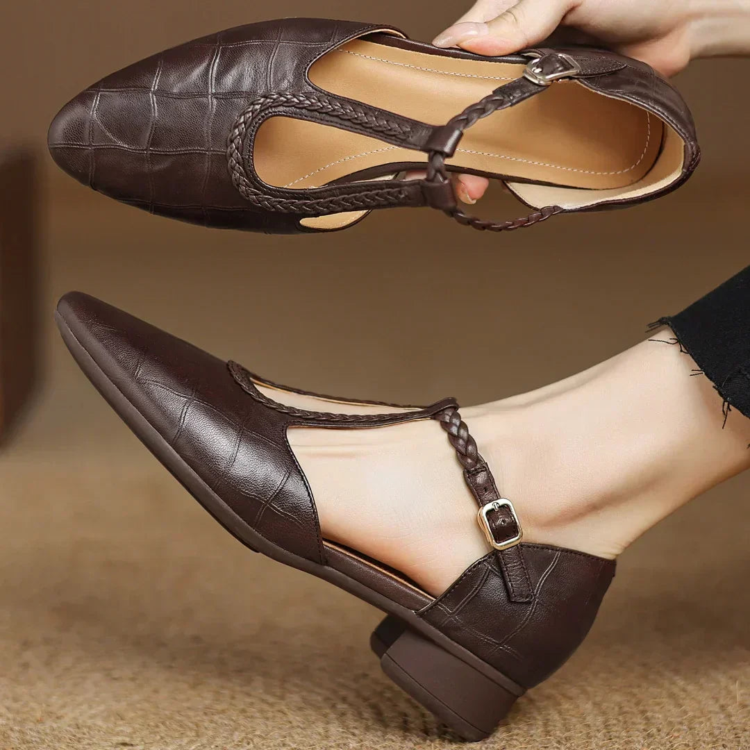 Sarah - Leather Mary Janes-15550738268533-Mirella Fiore