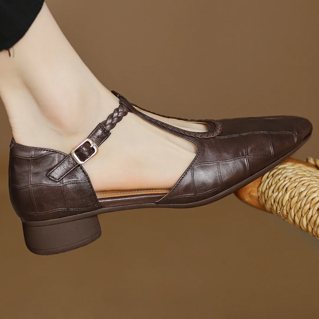 Sarah - Leather Mary Janes-15550738268533-Mirella Fiore
