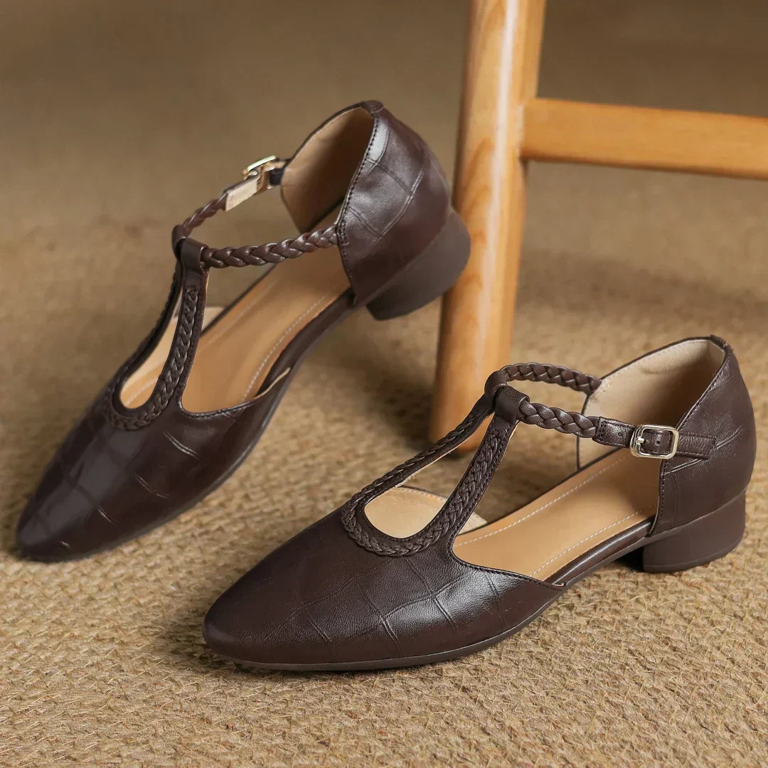Sarah - Leather Mary Janes-15550738268533-Mirella Fiore