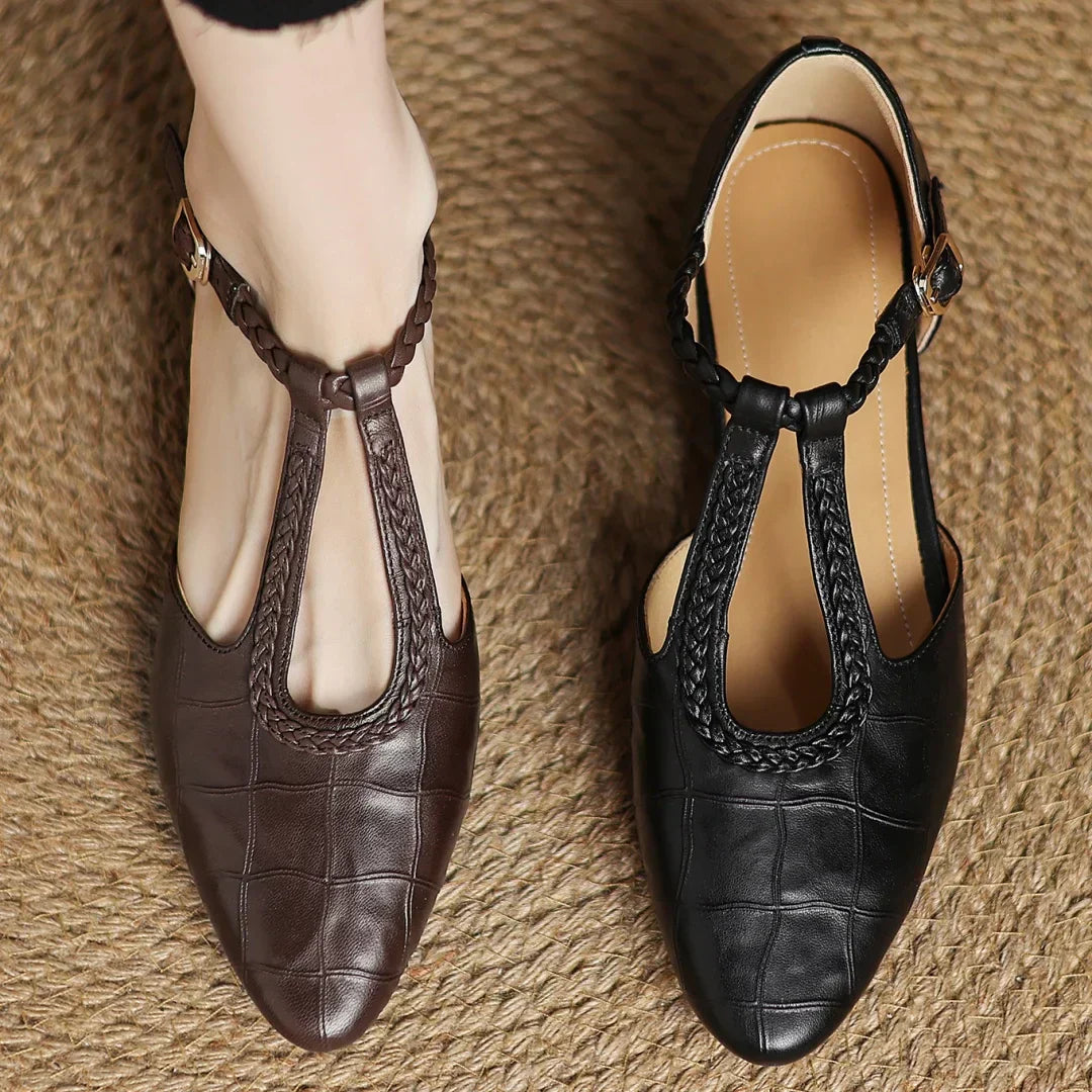 Sarah - Leather Mary Janes-15550738268533-Mirella Fiore