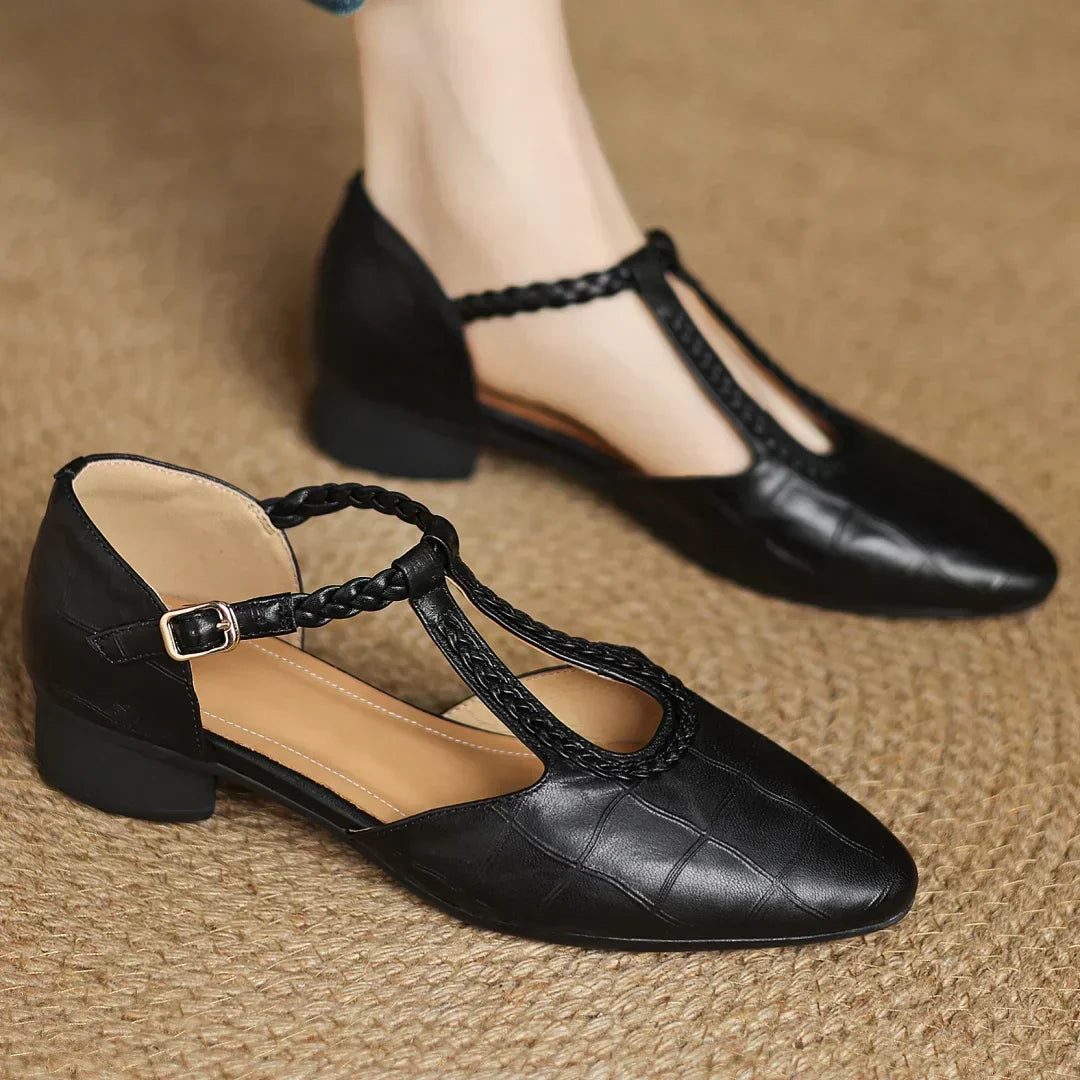 Sarah - Leather Mary Janes-15550738268533-Mirella Fiore