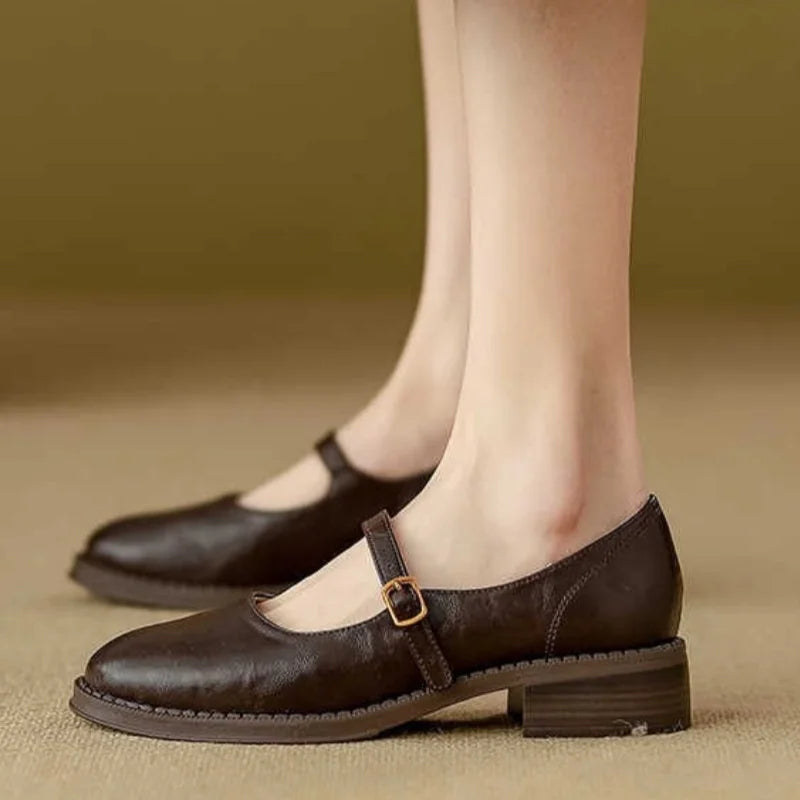 Sarah&Kate - Classic Comfort Mary Janes Made Of Leather-15550738399605-Mirella Fiore