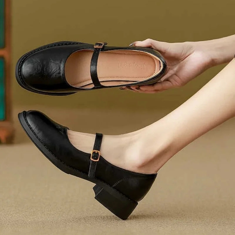 Sarah&Kate - Classic Comfort Mary Janes Made Of Leather-15550738399605-Mirella Fiore