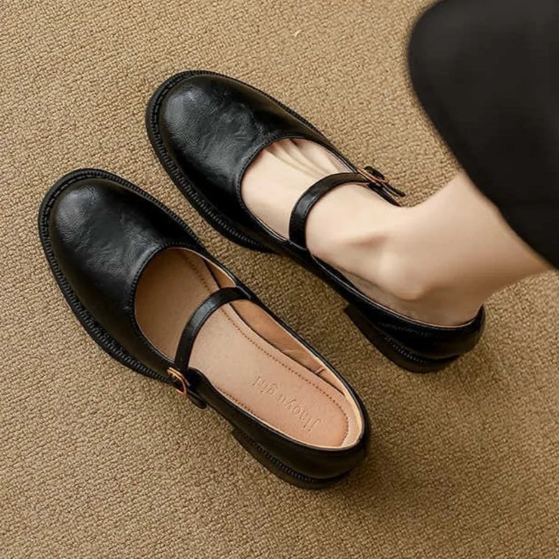 Sarah&Kate - Classic Comfort Mary Janes Made Of Leather-15550738399605-Mirella Fiore