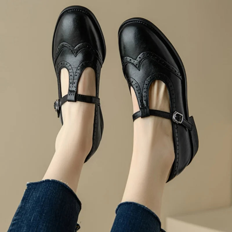 Sarah&Kate - Elegant T-Strap Mary Janes-15550738792821-Mirella Fiore