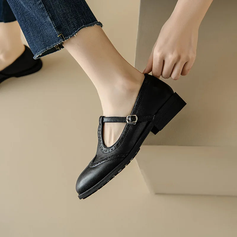 Sarah&Kate - Elegant T-Strap Mary Janes-15550738792821-Mirella Fiore