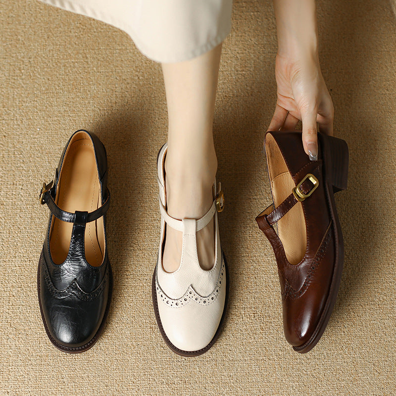 Sarah&Kate - Mary Jane Shoes-15550738760053-Mirella Fiore