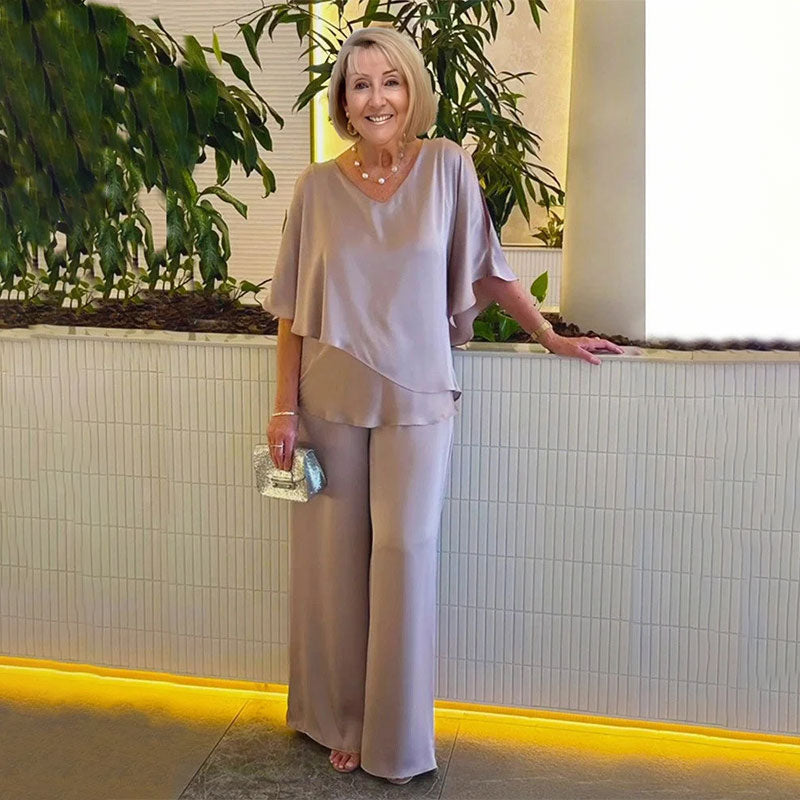 Sarina - Elegant Two-Piece Set-15553262944629-Nancy & Mae Savannah