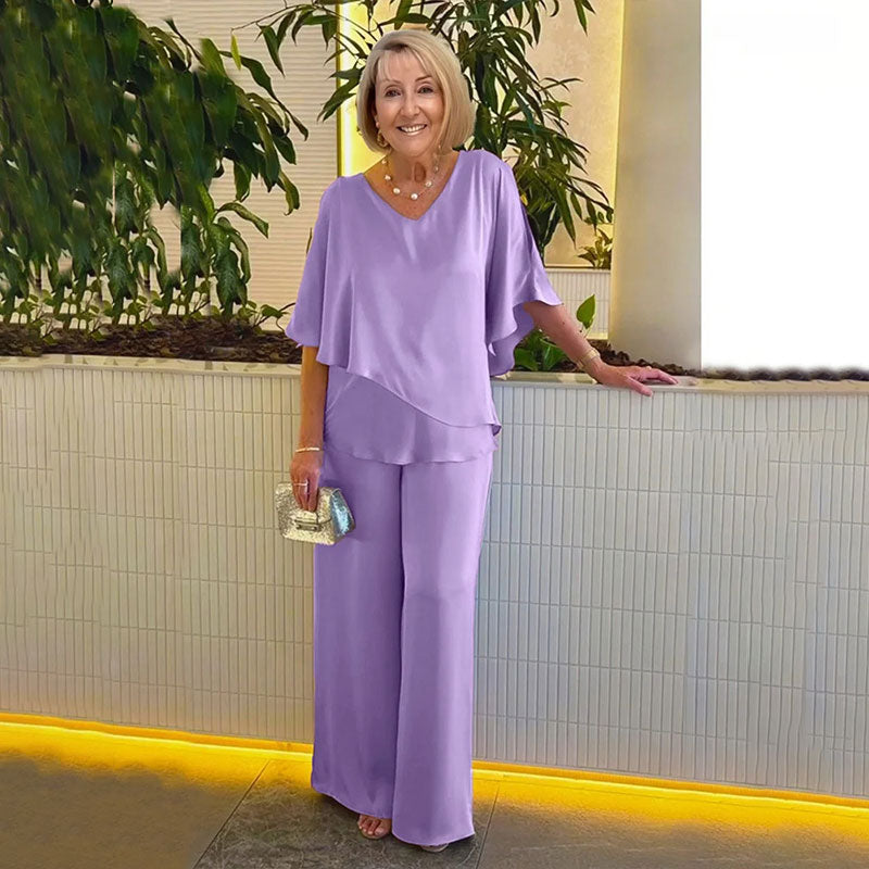 Sarina - Elegant Two-Piece Set-15553262944629-Nancy & Mae Savannah