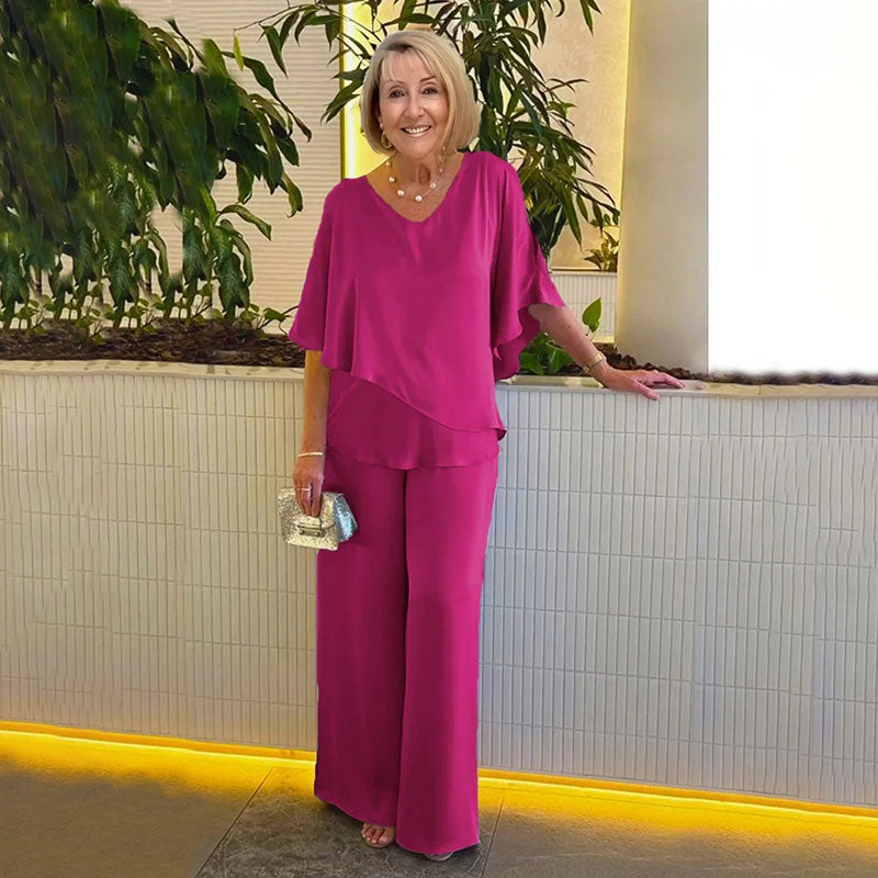 Sarina - Elegant Two-Piece Set-15553262944629-Nancy & Mae Savannah