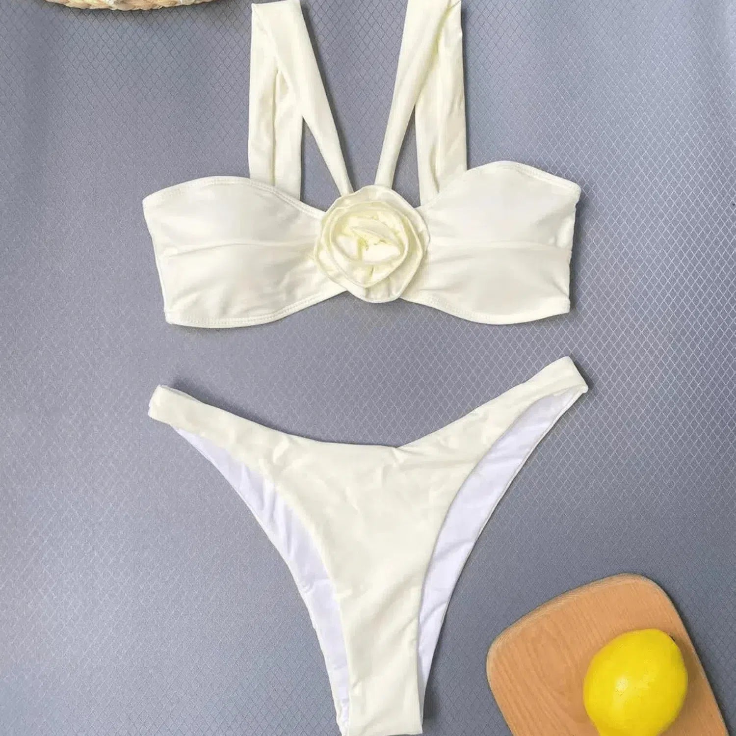 Satie Élégance Set – White – Floral gathered skirt-15133642064245-Nancy & Mae Savannah