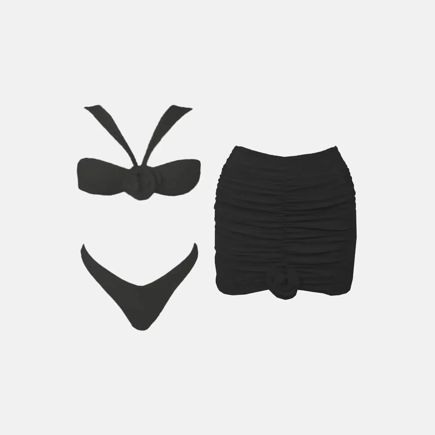 Satie Élégance Set – White – Floral gathered skirt-15133642064245-Nancy & Mae Savannah