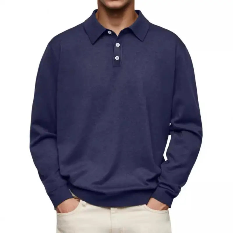 John - Long Sleeve Casual Polo